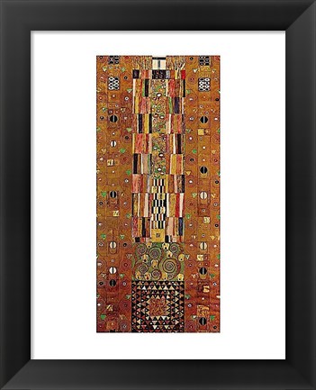 Framed Pattern for the Stoclet Frieze, around 1905/06, End Wall Print