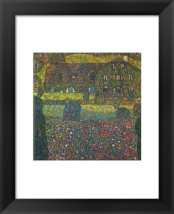 Framed House in Attersee Print