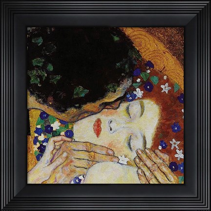 Framed Kiss (head detail) Print