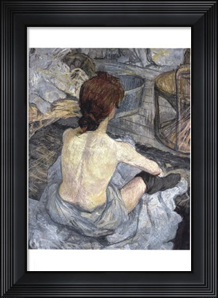 Framed La Toilette Print