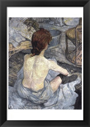 Framed La Toilette Print