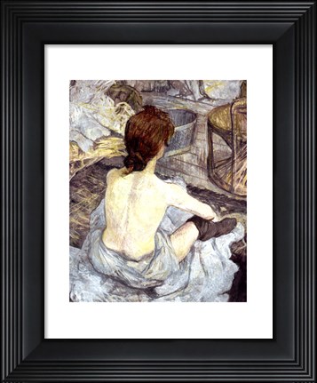 Framed La Toilette Print