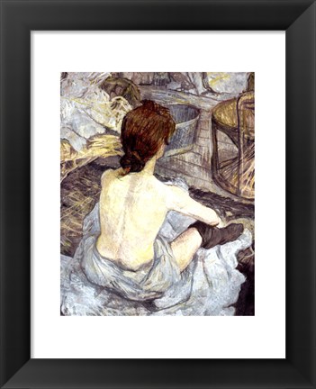 Framed La Toilette Print