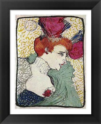 Framed Marcelle Lender Print