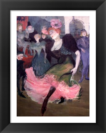 Framed Marcelle Lender Dancing Bolero Print