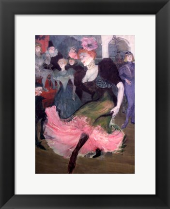 Framed Marcelle Lender Dancing Bolero Print