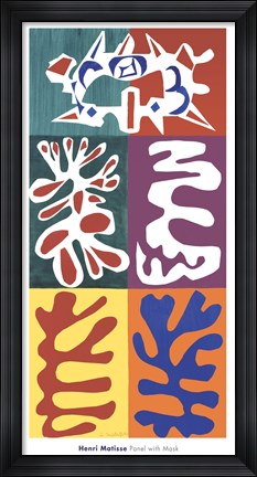 Framed Panel with Mask, 1947 Print