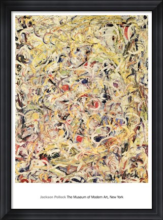 Framed Shimmering Substance, 1946 Print