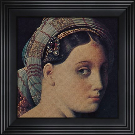 Framed Grand Odalisque (detail) Print