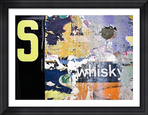 Framed Whisky Layers Print