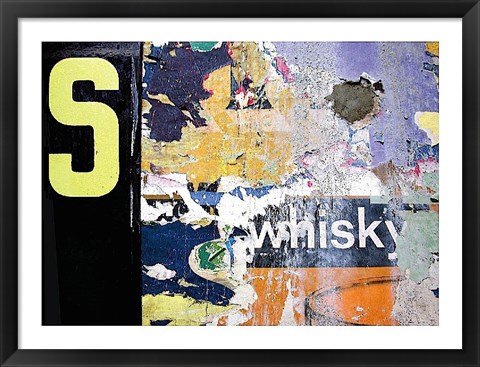 Framed Whisky Layers Print