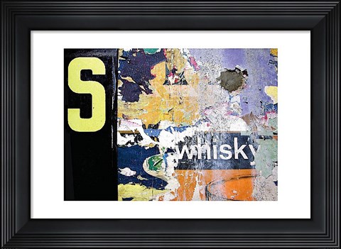 Framed Whisky Layers Print