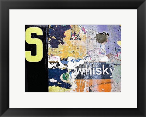 Framed Whisky Layers Print