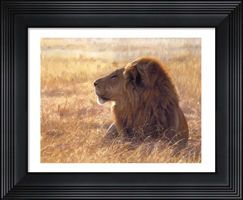 Framed Danger on the Wind Print