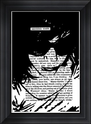 Framed Unnecessary Trouble Print