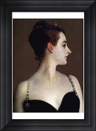 Framed Madame X (detail) Print