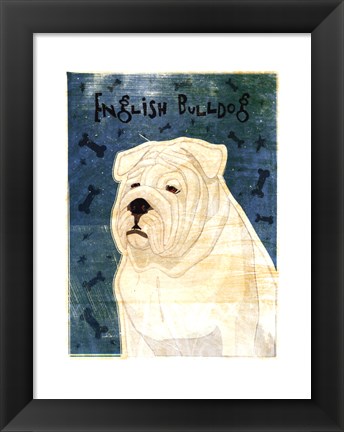 Framed English Bulldog Print