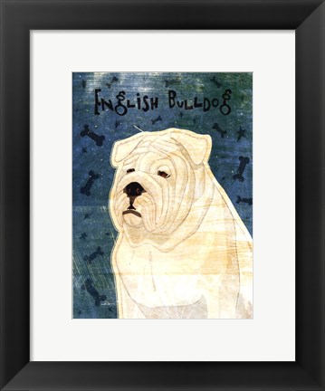 Framed English Bulldog Print