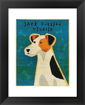 Framed Jack Russell Terrier Print