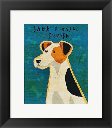 Framed Jack Russell Terrier Print