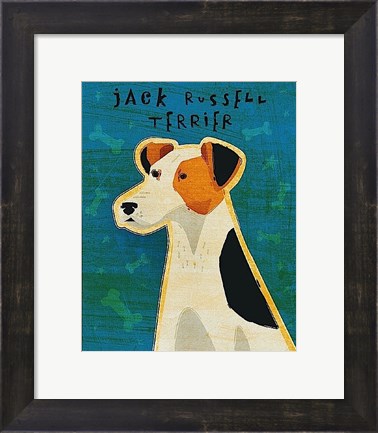 Framed Jack Russell Terrier Print