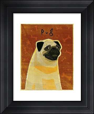 Framed Pug Print