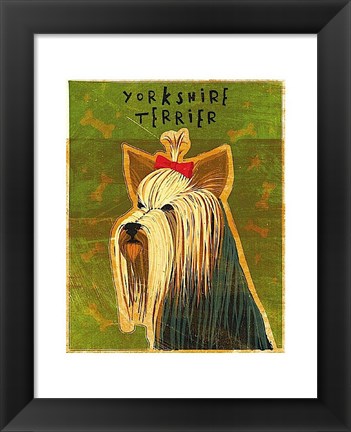 Framed Yorkshire Terrier Print