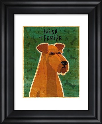 Framed Irish Terrier Print