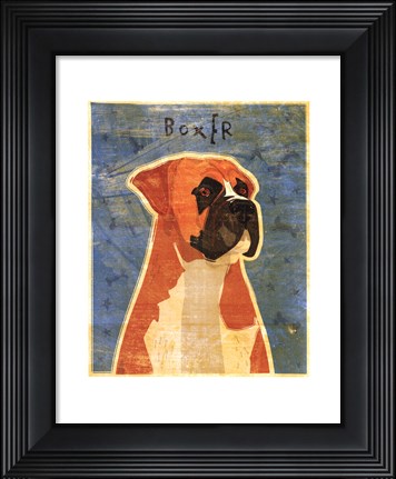 Framed Boxer Print