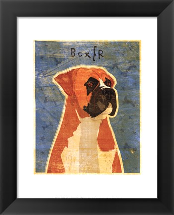 Framed Boxer Print