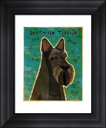 Framed Scottish Terrier Print
