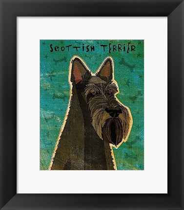 Framed Scottish Terrier Print