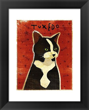 Framed Tuxedo Print