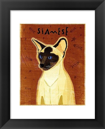 Framed Siamese Print