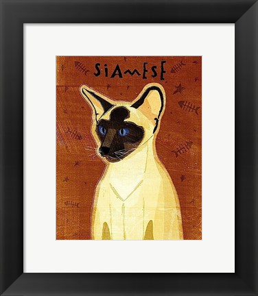 Framed Siamese Print