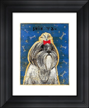 Framed Shih Tzu Print