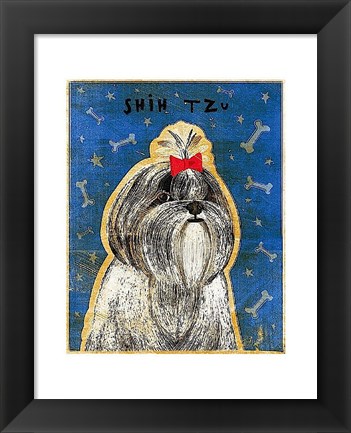 Framed Shih Tzu Print