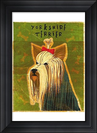 Framed Yorkshire Terrier Print