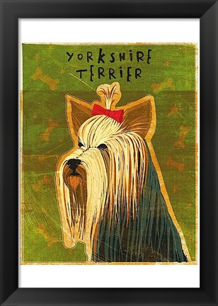 Framed Yorkshire Terrier Print