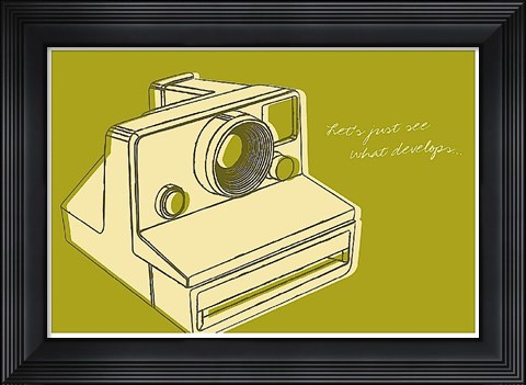 Framed Lunastrella Instant Camera Print