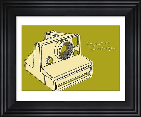 Framed Lunastrella Instant Camera Print