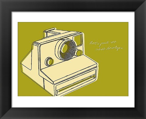 Framed Lunastrella Instant Camera Print