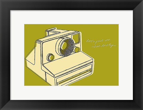 Framed Lunastrella Instant Camera Print