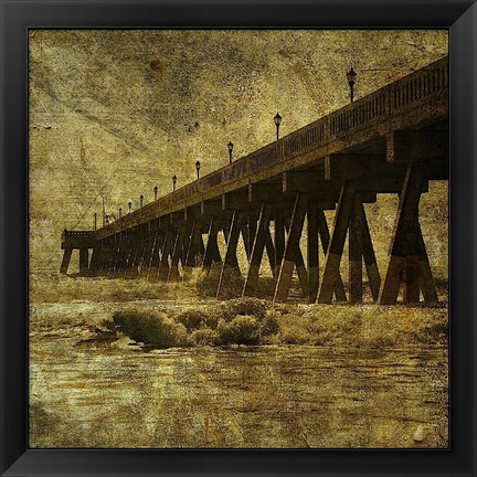 Framed Ocean Pier No. 2 Print