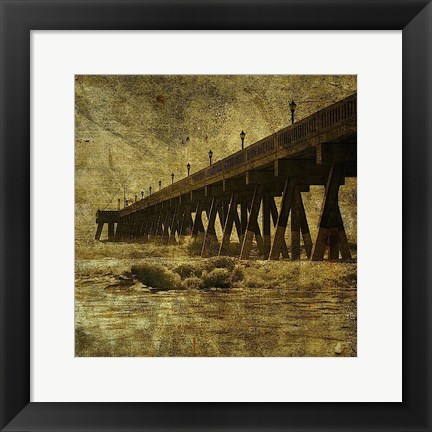 Framed Ocean Pier No. 2 Print