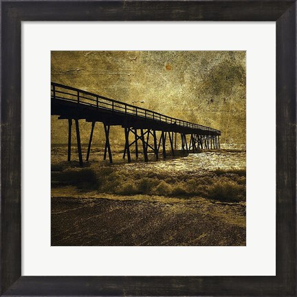 Framed Ocean Pier No. 3 Print