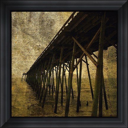 Framed Ocean Pier No. 1 Print
