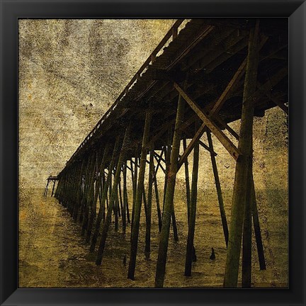Framed Ocean Pier No. 1 Print