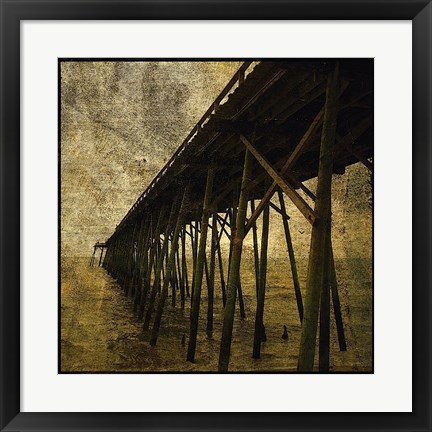 Framed Ocean Pier No. 1 Print