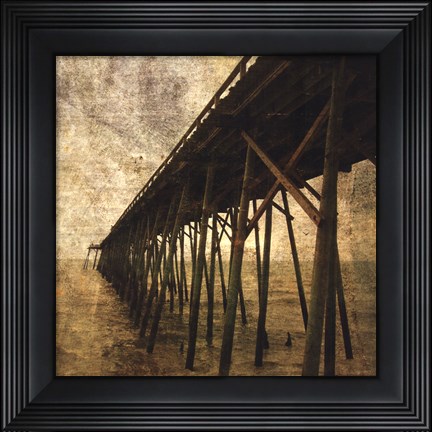 Framed Ocean Pier No. 1 Print